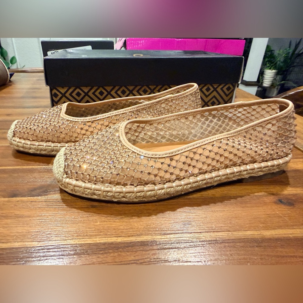 Charlies by Charles Sand Woven Slip-On Moccasins